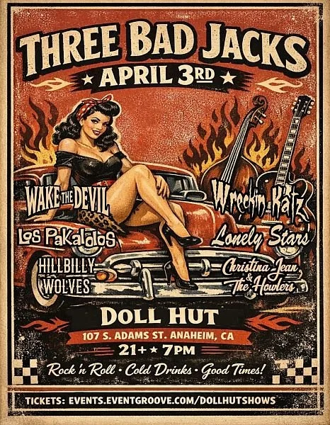 rockabilly show, 4-03-2026