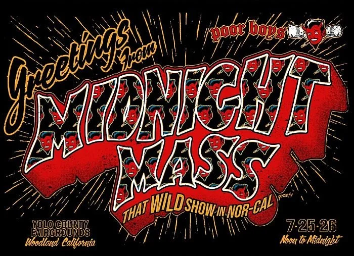 rockabilly car show, 7-25-2026, midnight mass