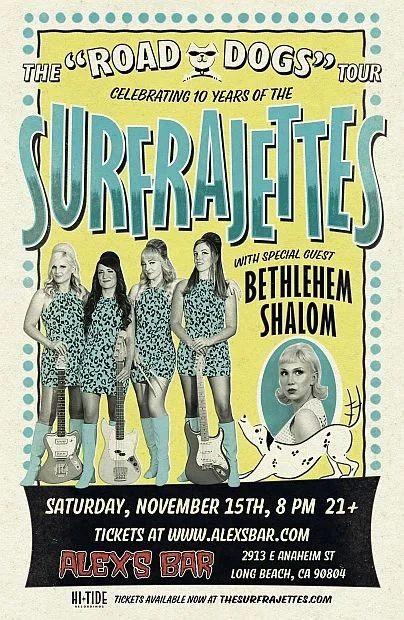 surf rock show, 11-15-2025, surfrajettes