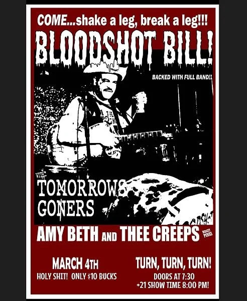 bloodshot bill, rockabilly show, 3-04-2026