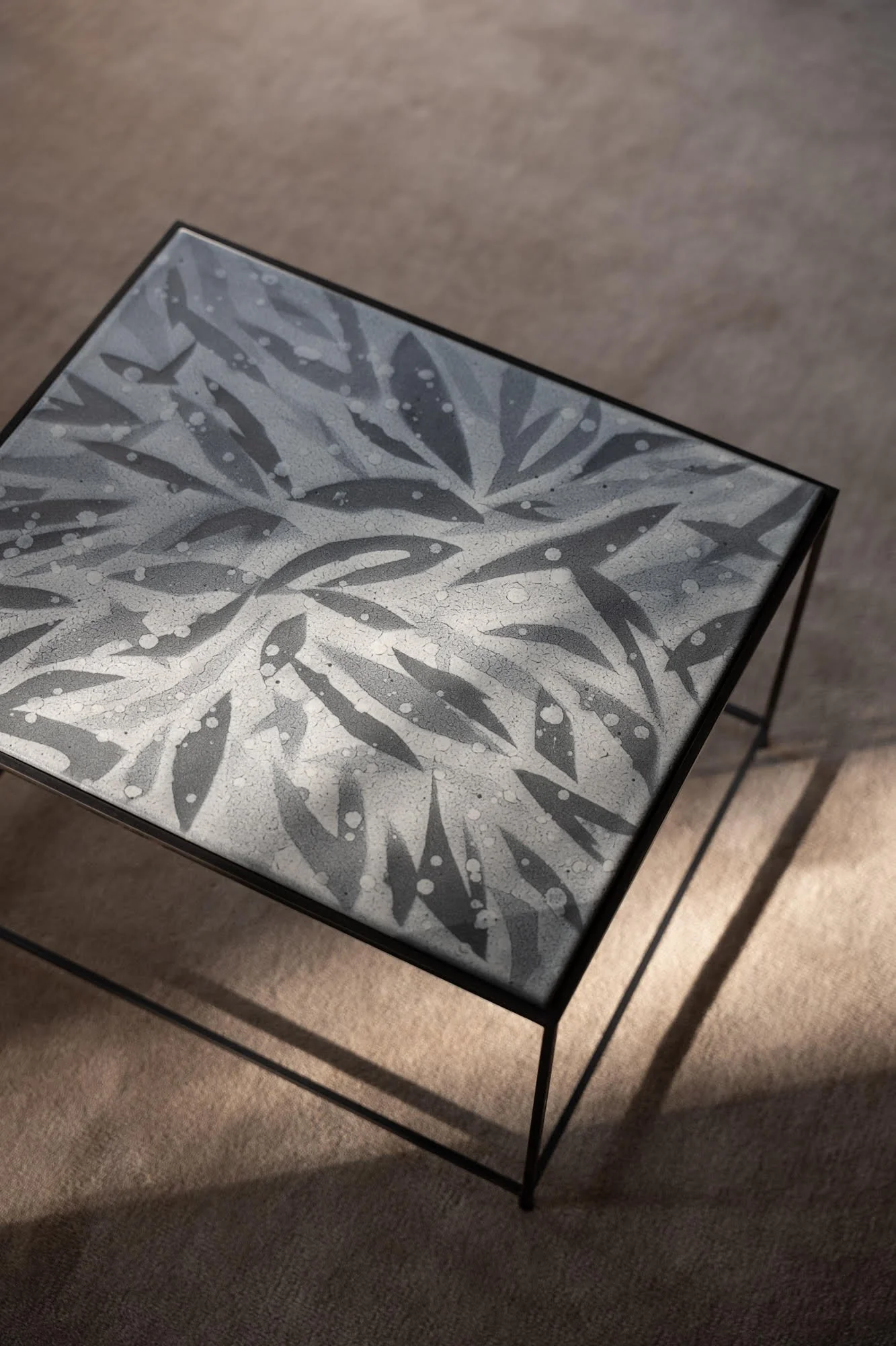 Natalie Weinberger_side table with pattered top_detail 4.jpg
