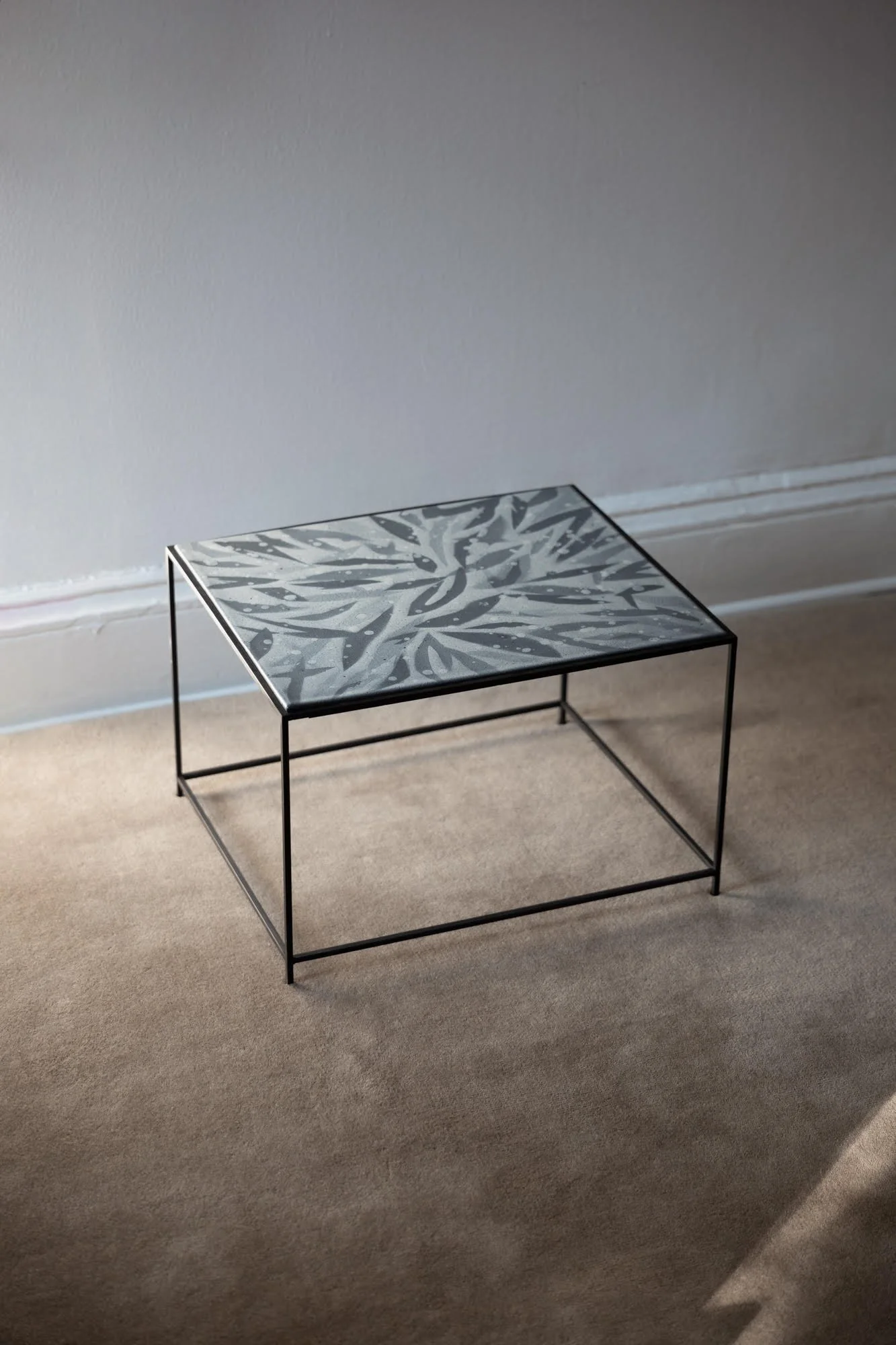Side table - patterned tile
