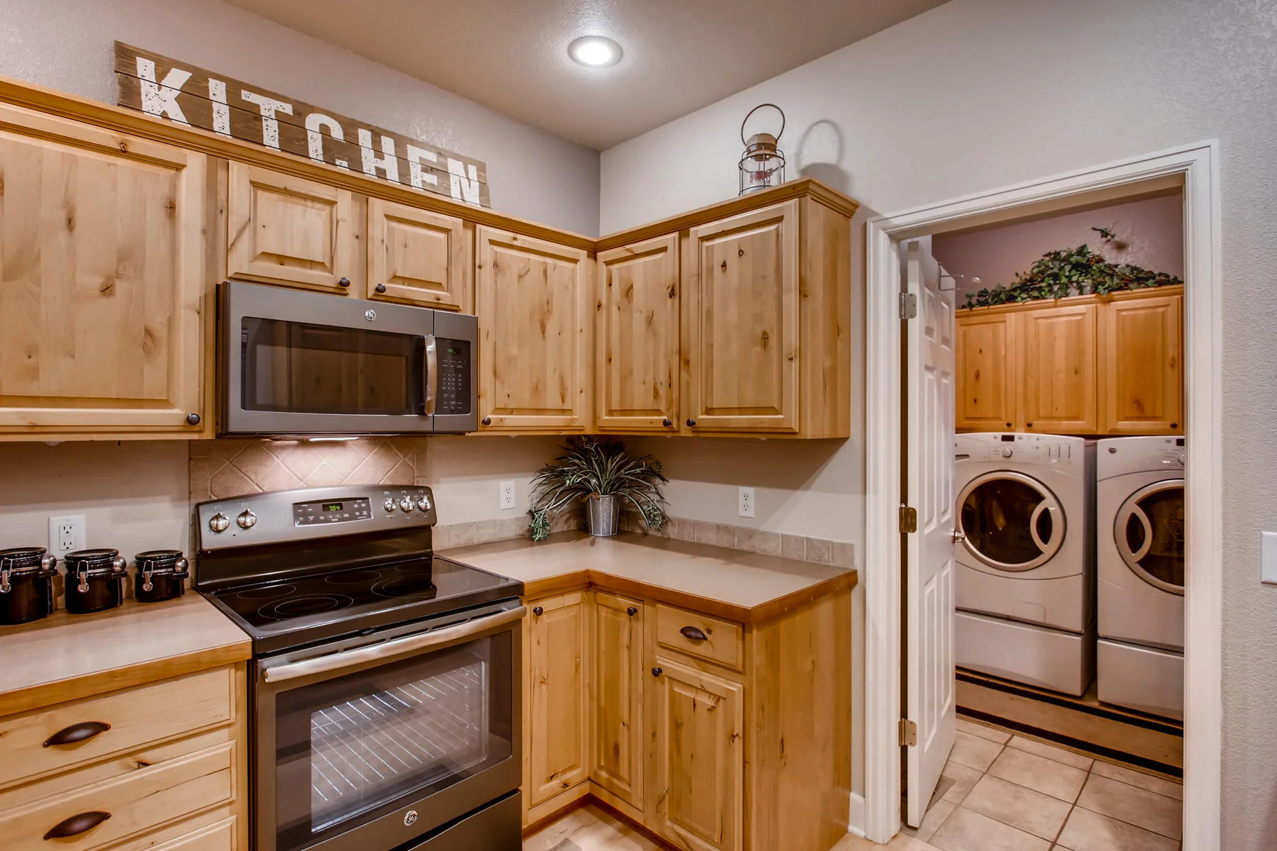 Main Level Laundry w/ Utility Sink