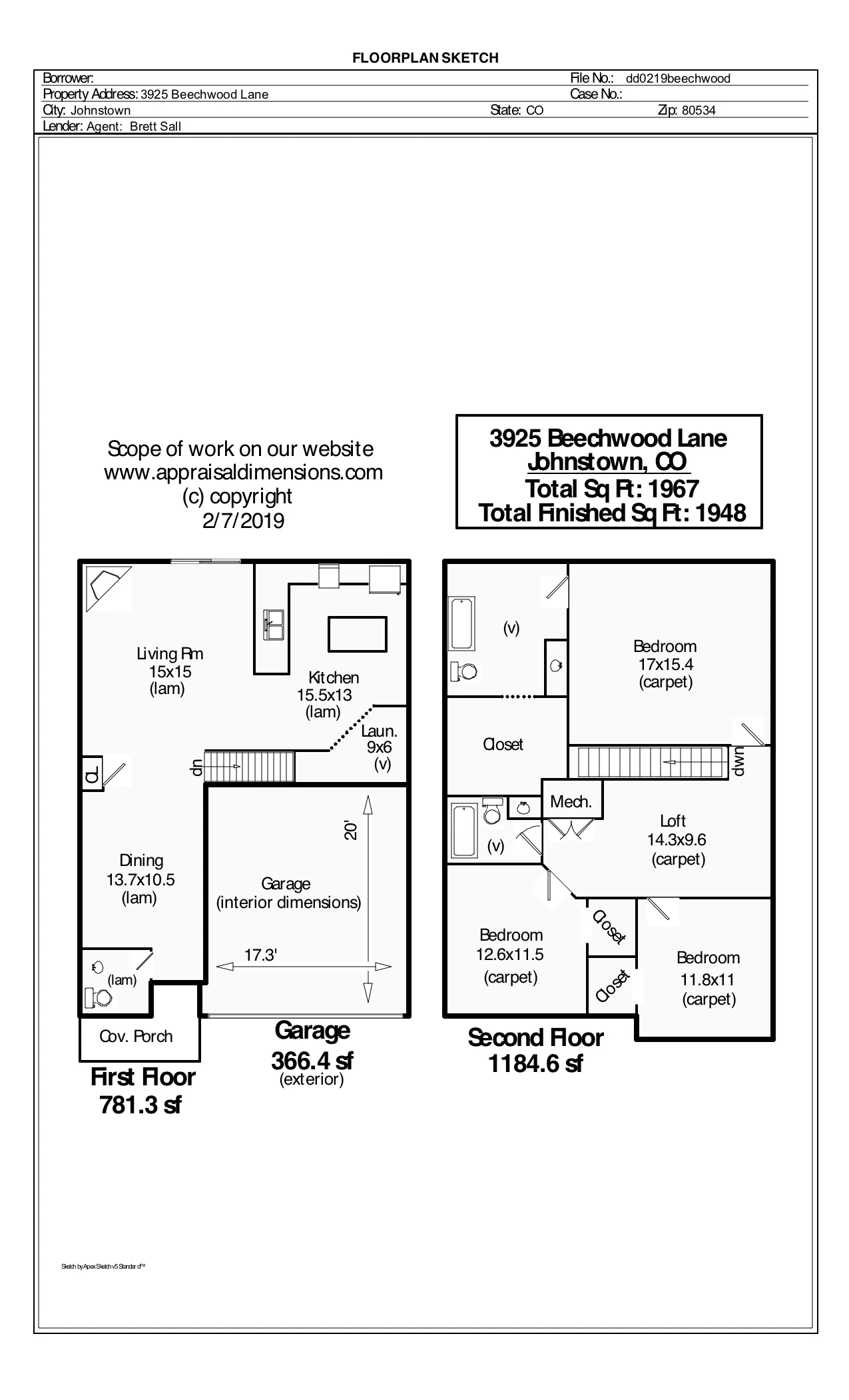 Updated Floor Plan 3925 Beechwood Ln.jpg