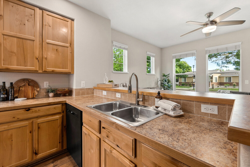 Lots of Counter Space in the Kitchen