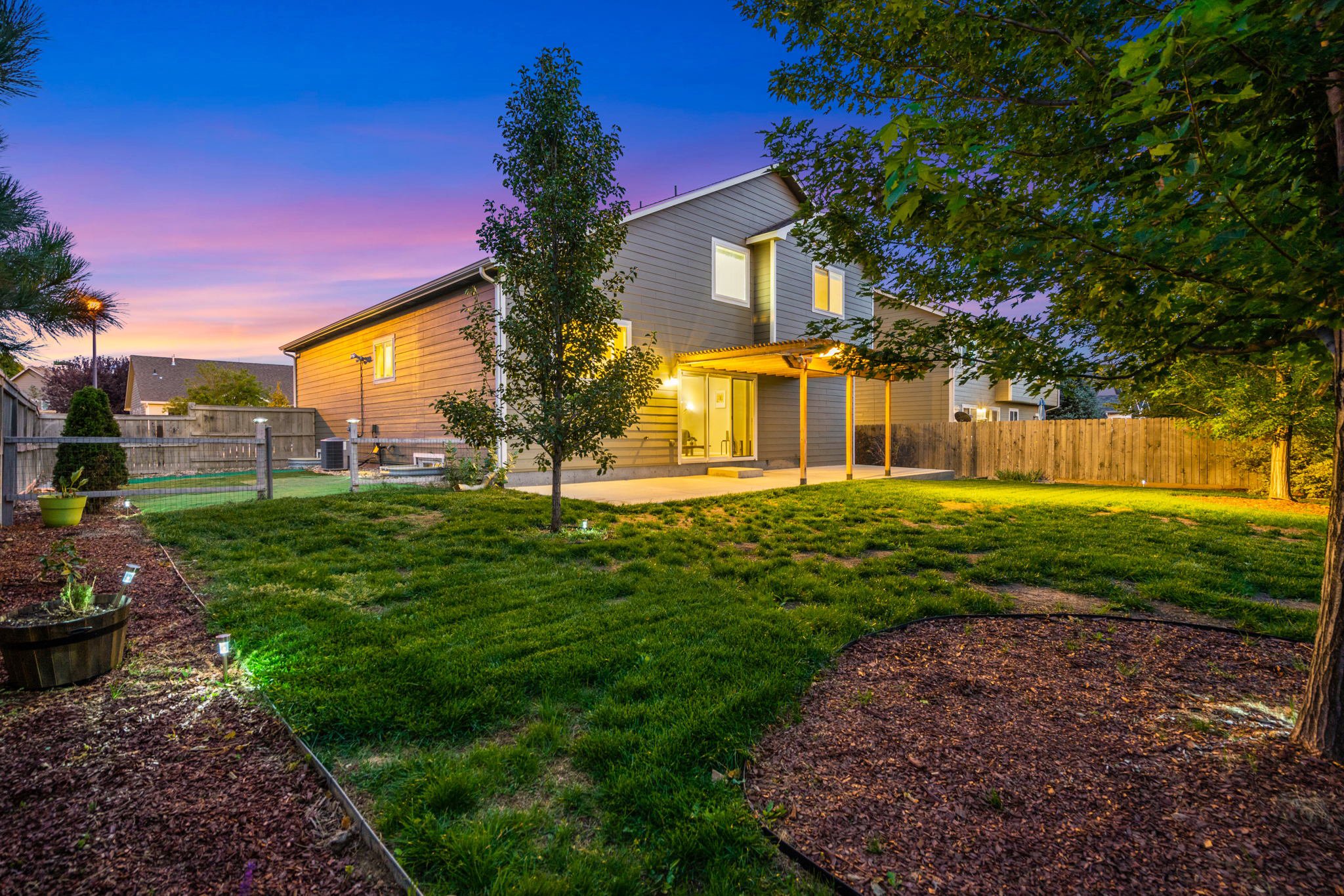 Fully Fenced-In Backyard