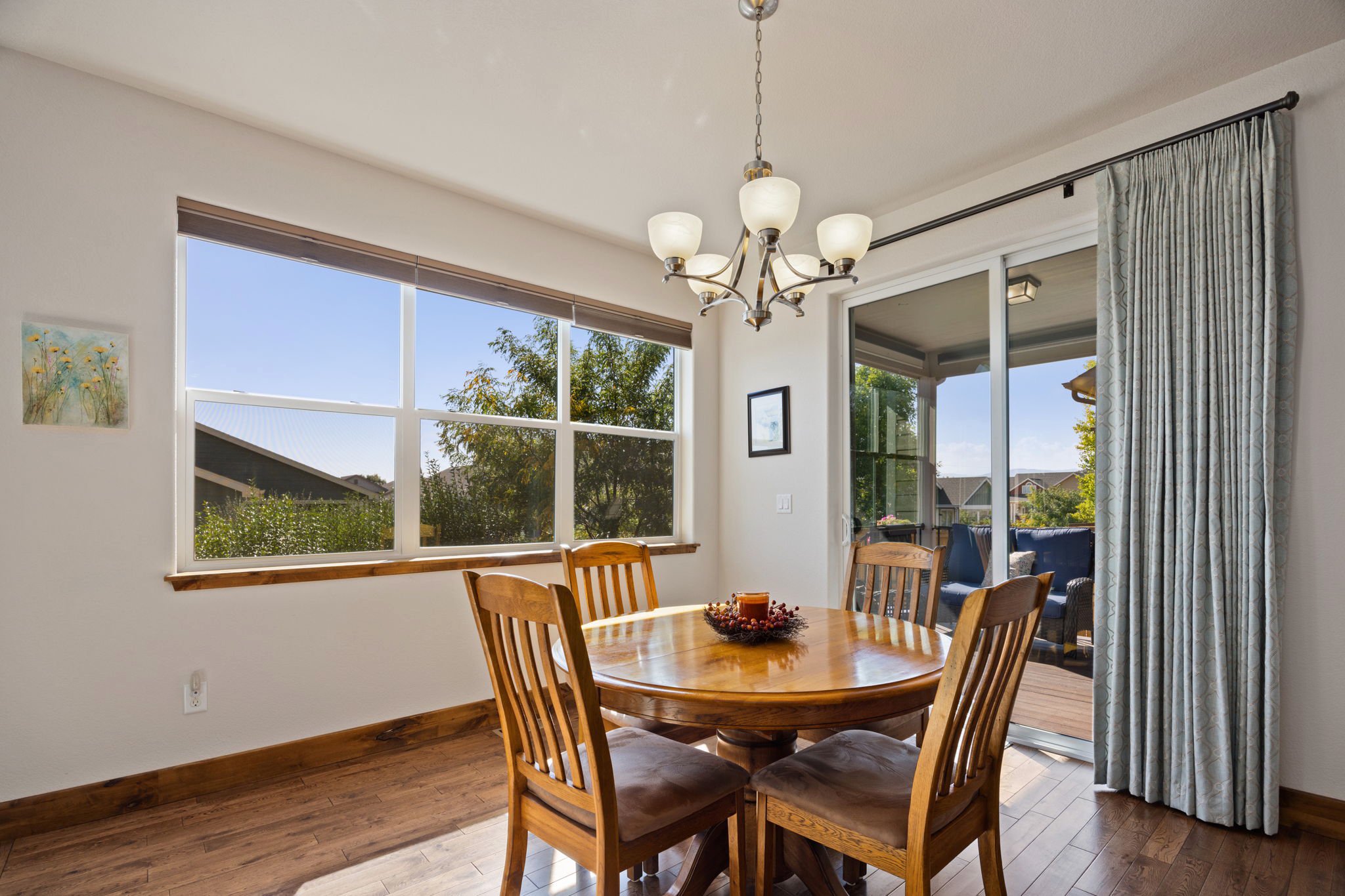 The Eat-In Kitchen Leads to the Incredible Covered Deck