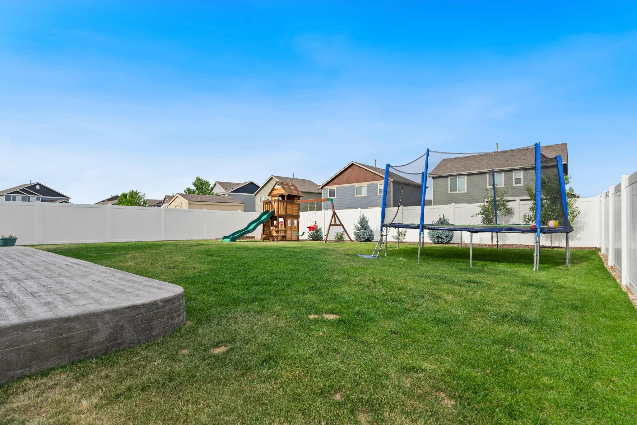 Spacious Fenced-In Yard