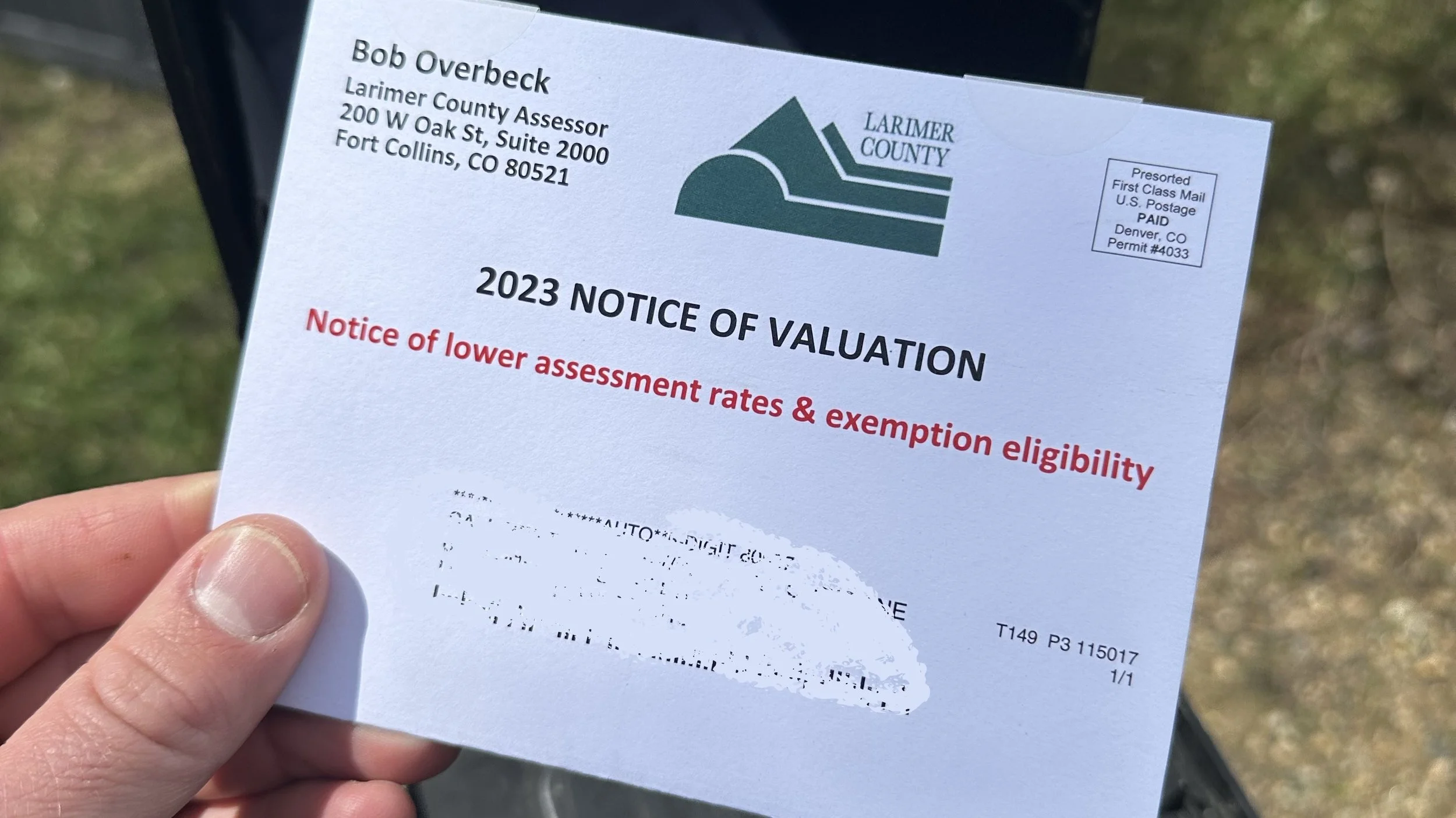 Notice of Valuation & Should You Protest