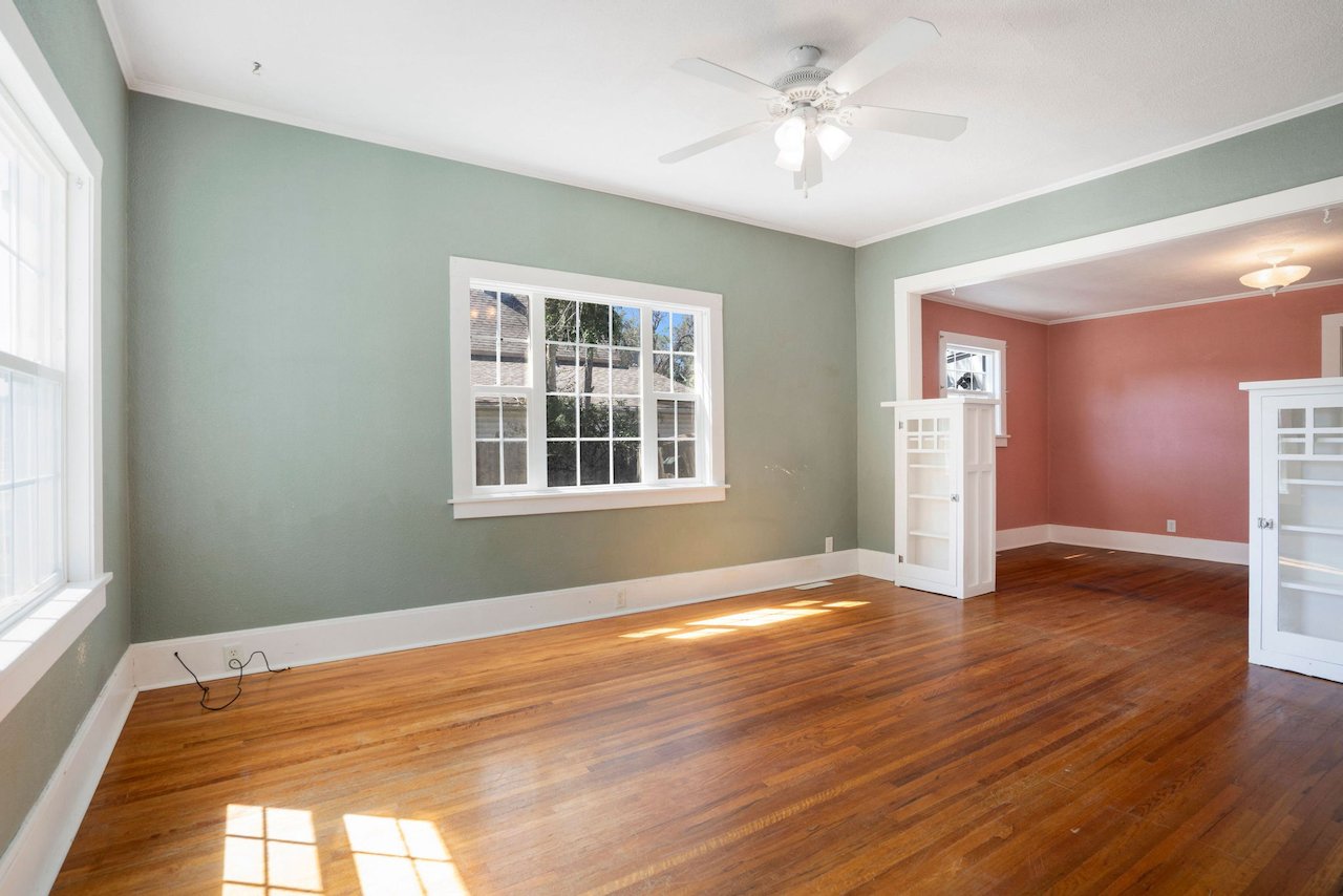 Beautiful interior paint on the main level of the home