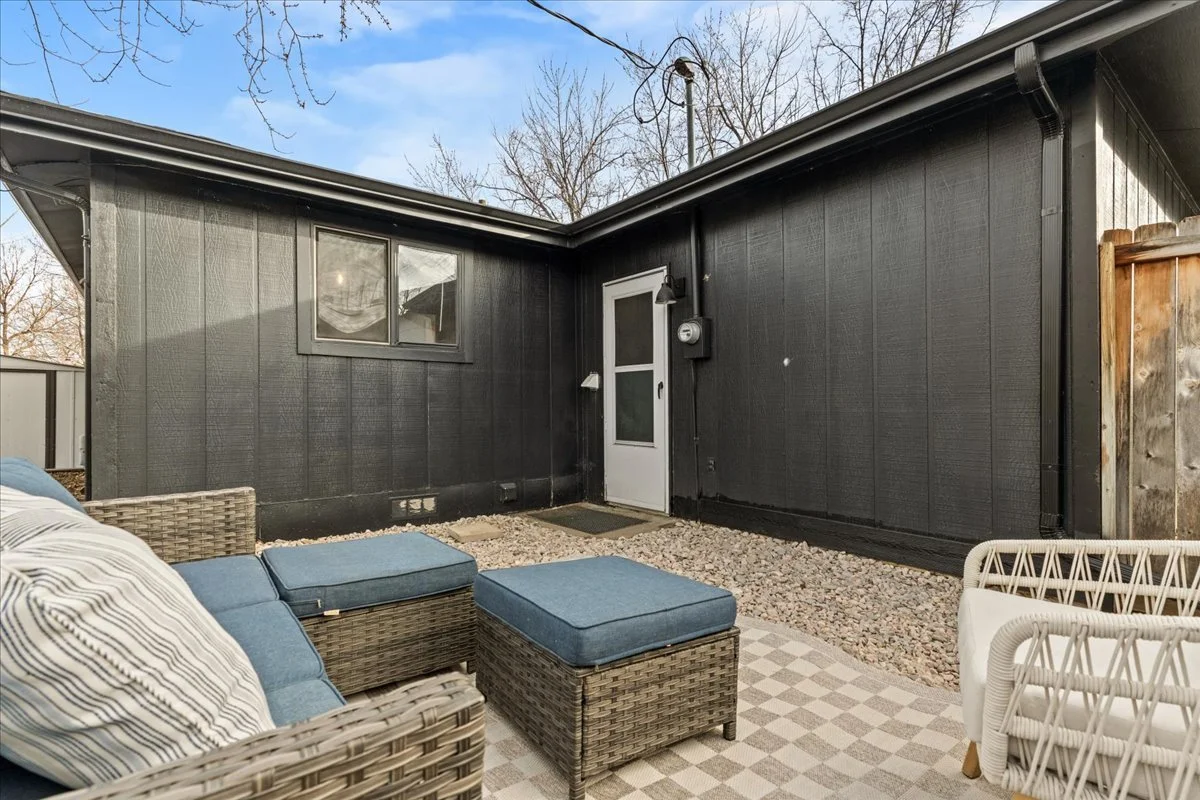 Quiet and private backyard space