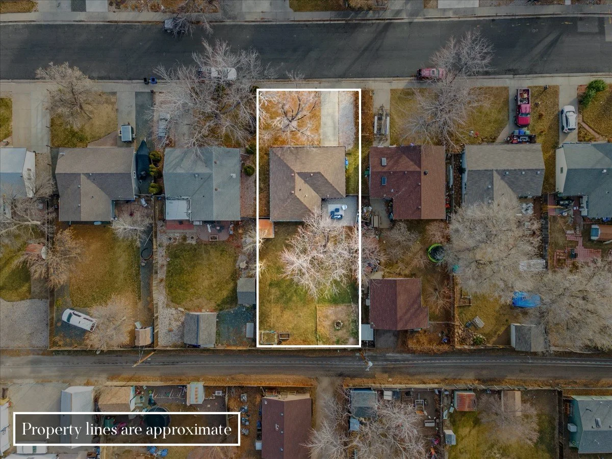 Fully fenced 7,408 SF lot