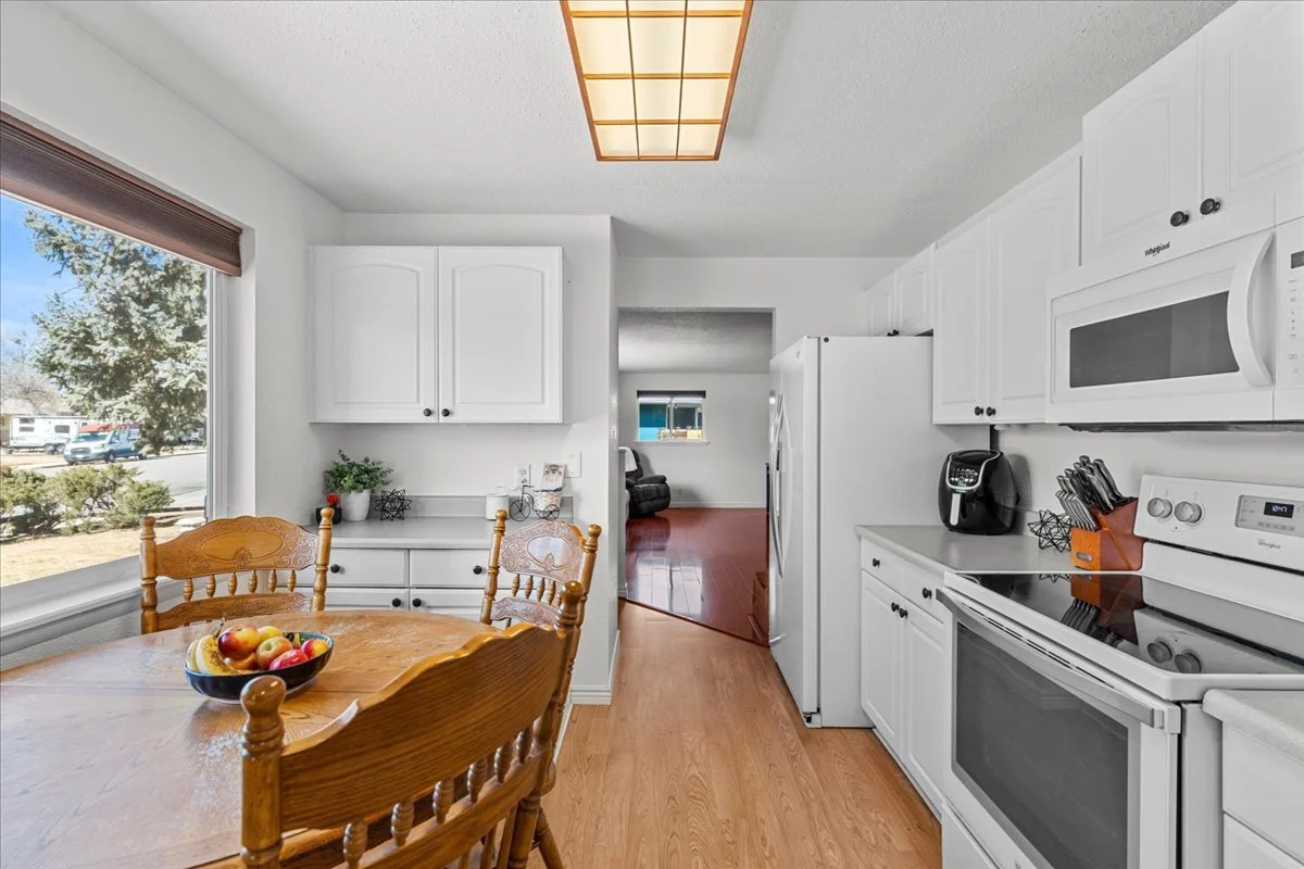 Hard-surface flooring throughout