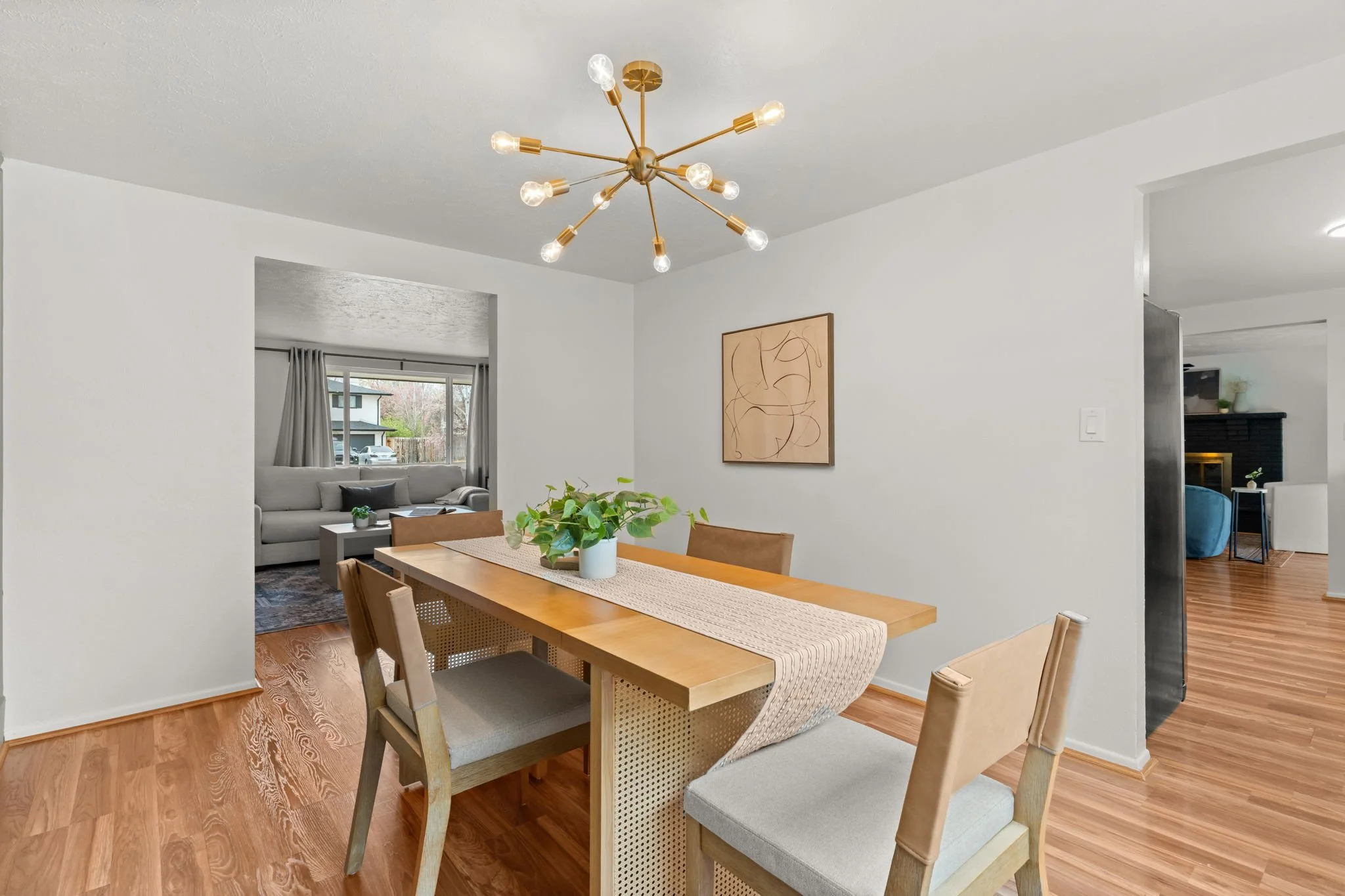 Large dining room area