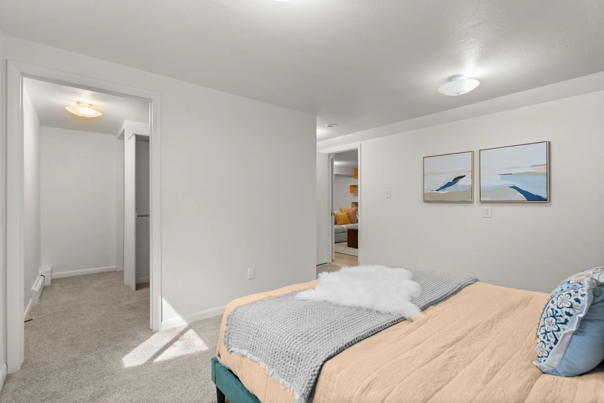 Includes a large walk-in closet