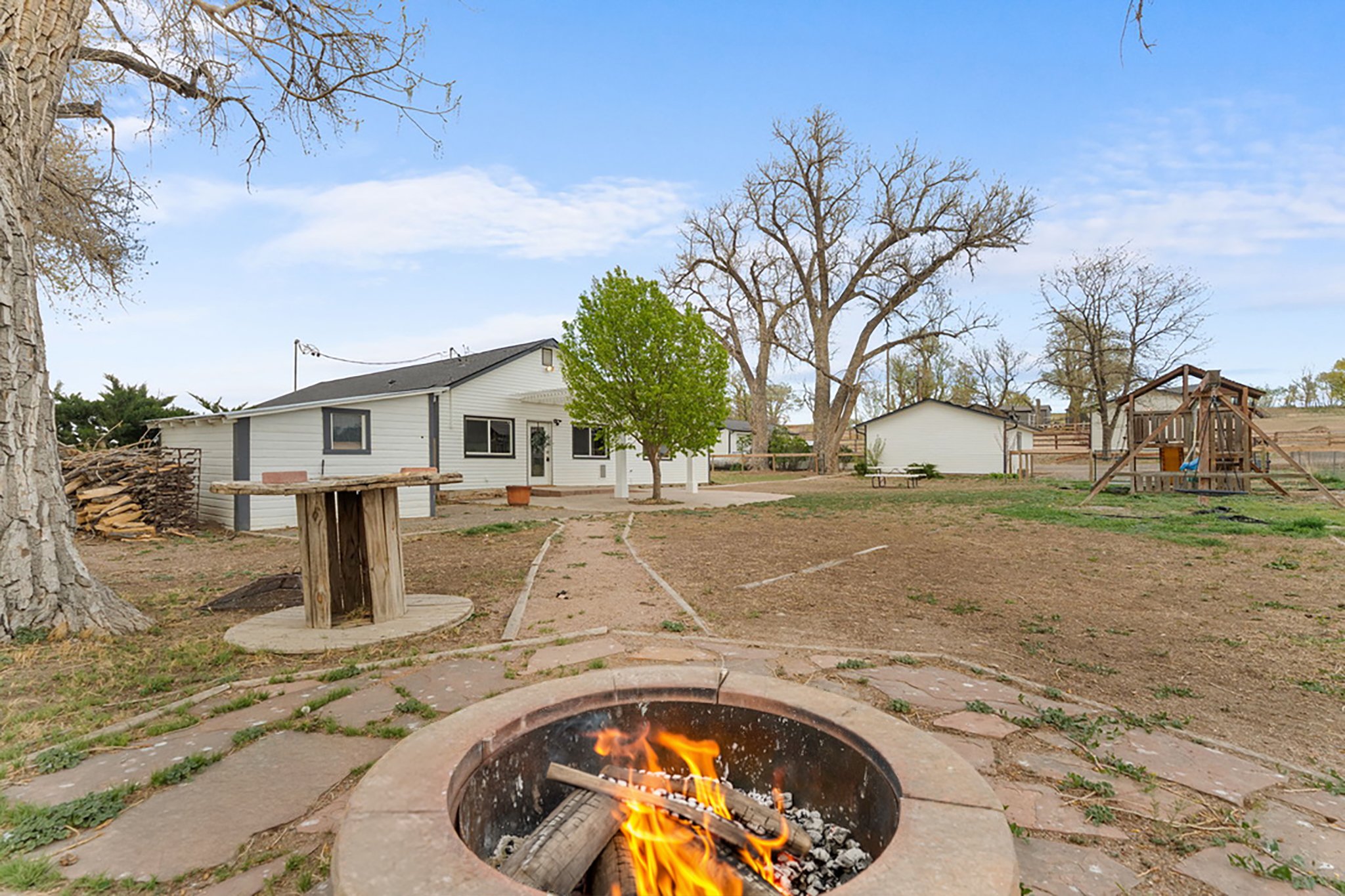 Relax by the fire pit