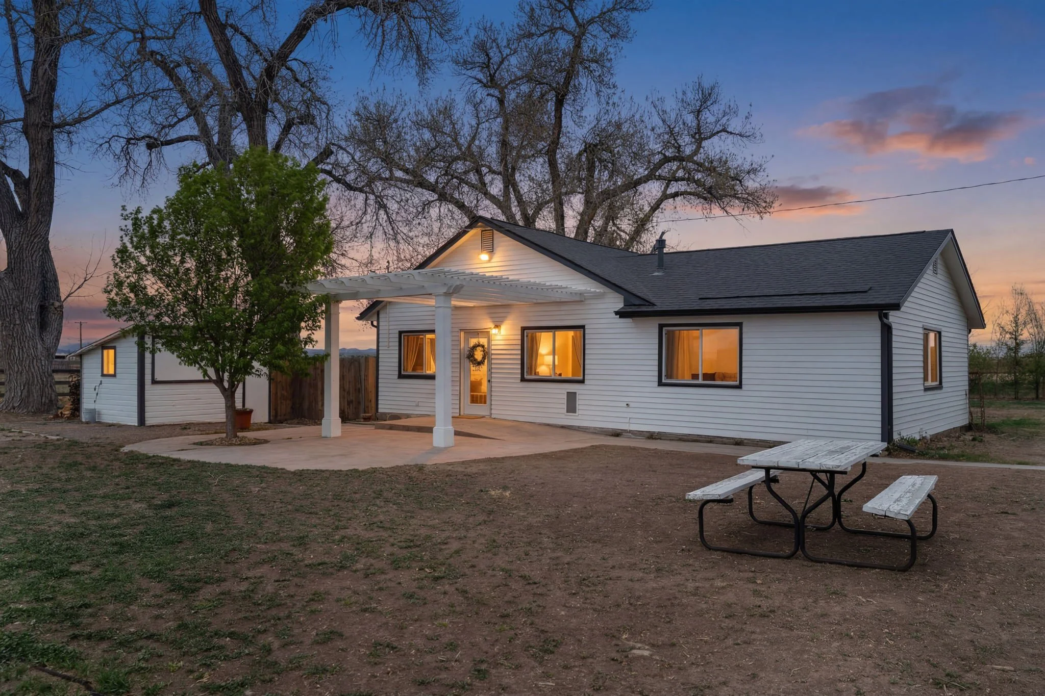 Beautiful sunsets with mountain views