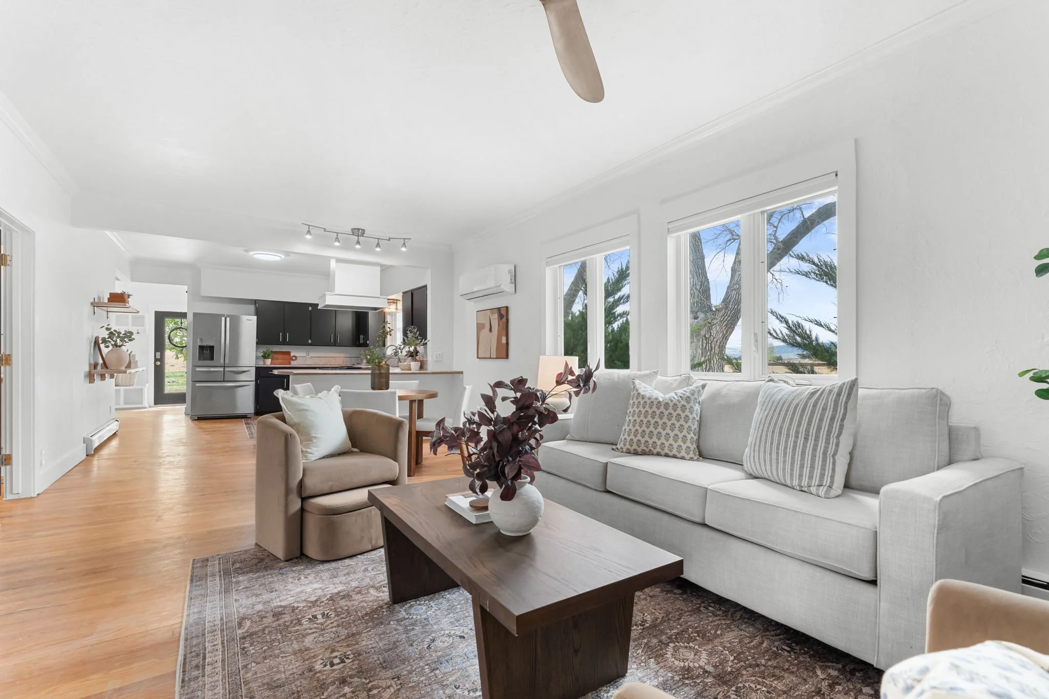 Spacious living room