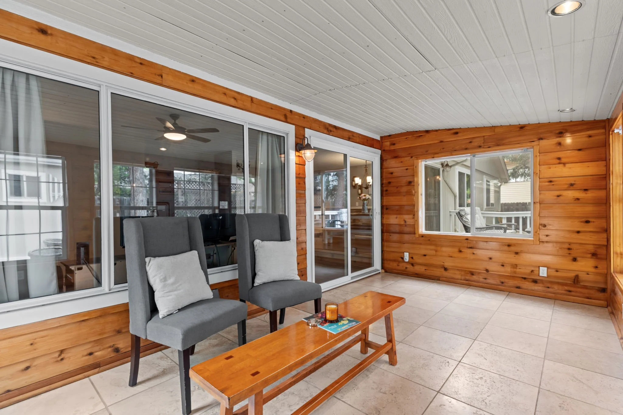 Enjoy the sunroom year-round