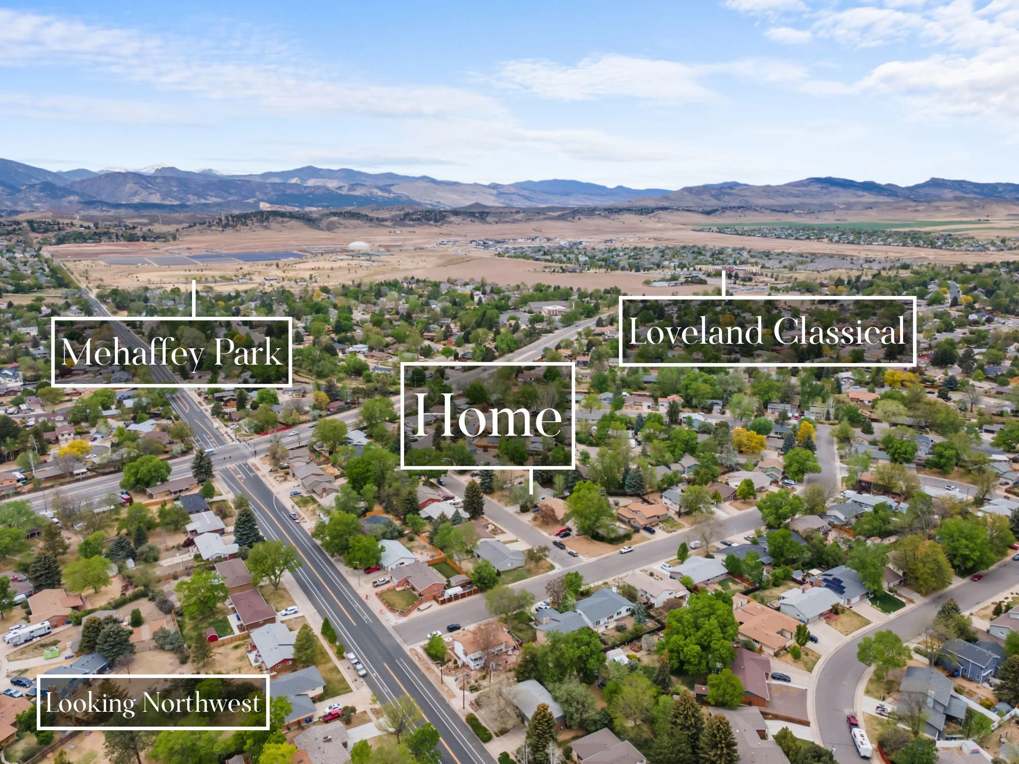 Close to Mehaffey Park and Lake Loveland