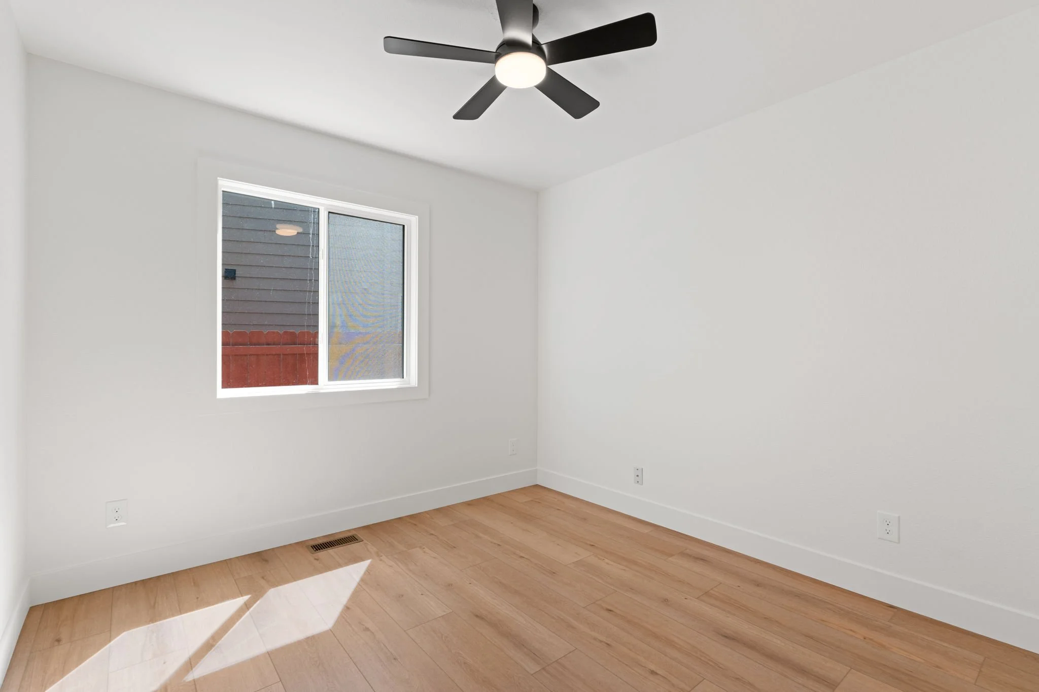 Ceiling fans in all of the bedrooms