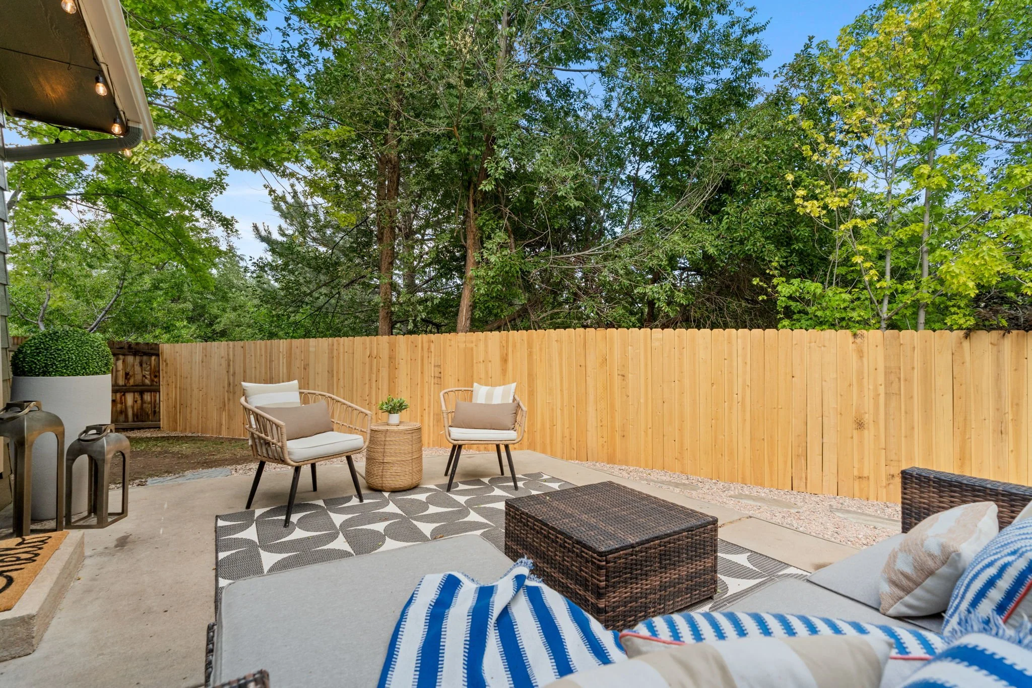 New privacy fence