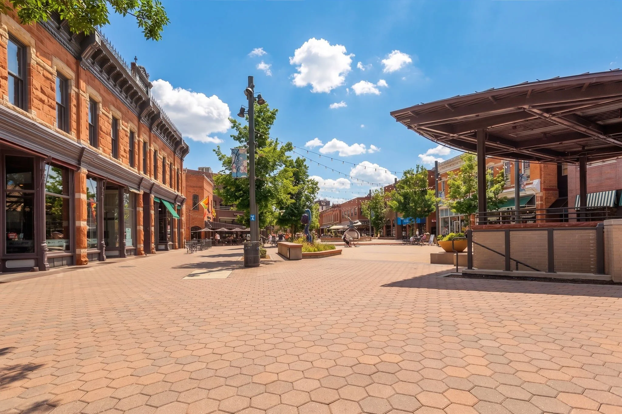 Close to shopping and dining