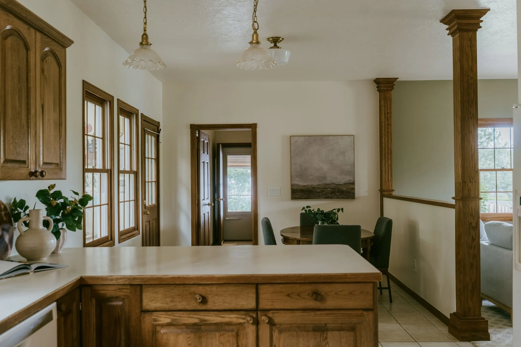 Thoughtful updates including select light fixtures and fans