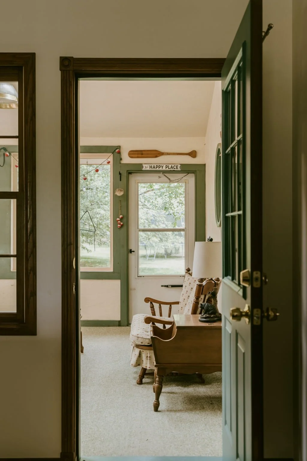 Sun-filled sunroom
