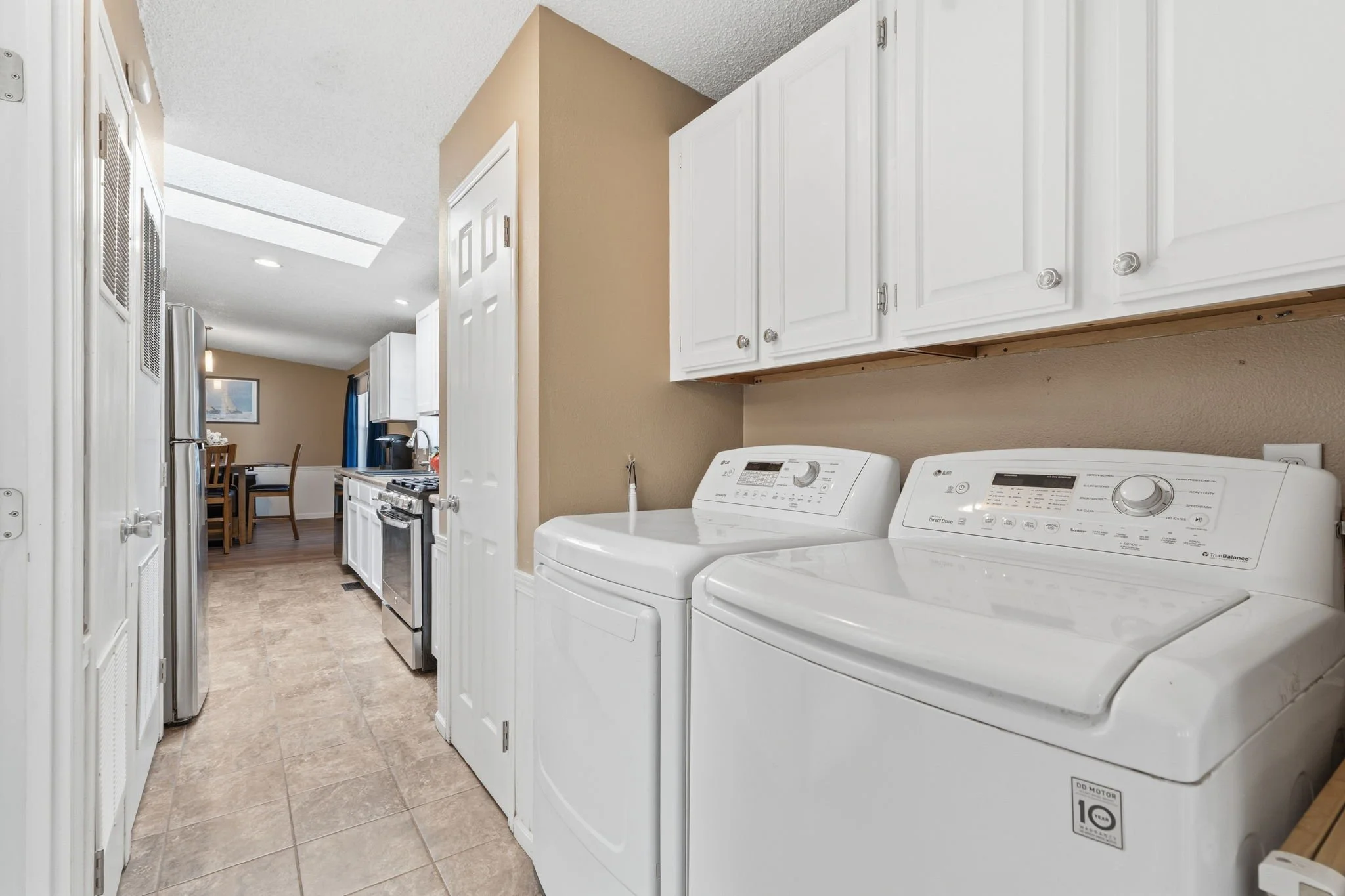 Easy access to the laundry room