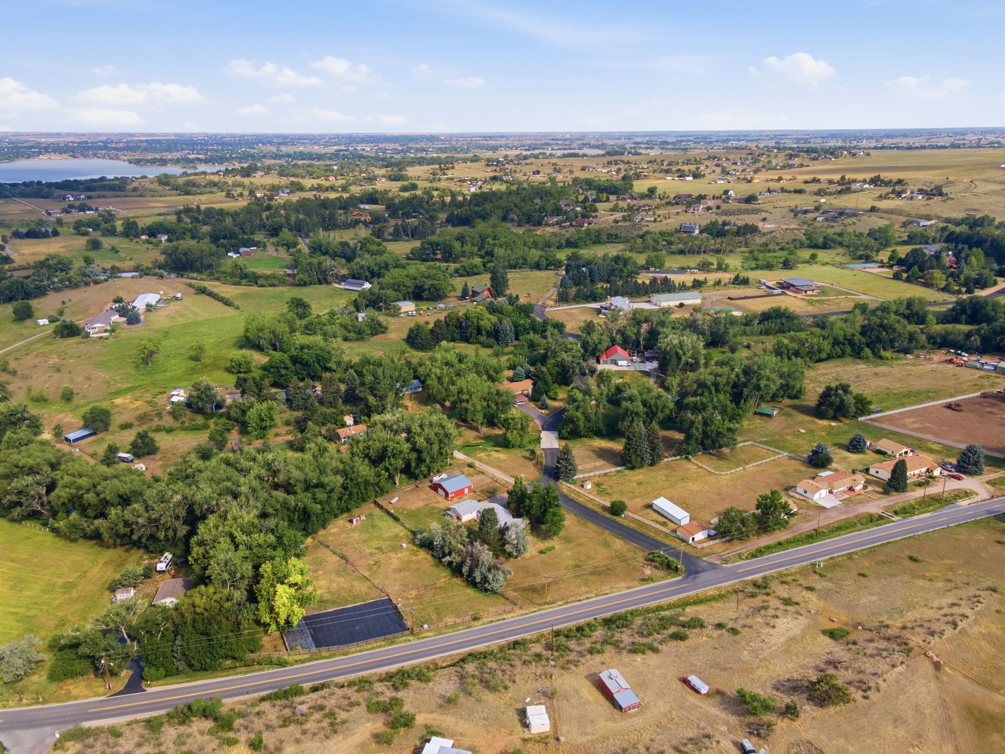 A peaceful home and property with easy access to town