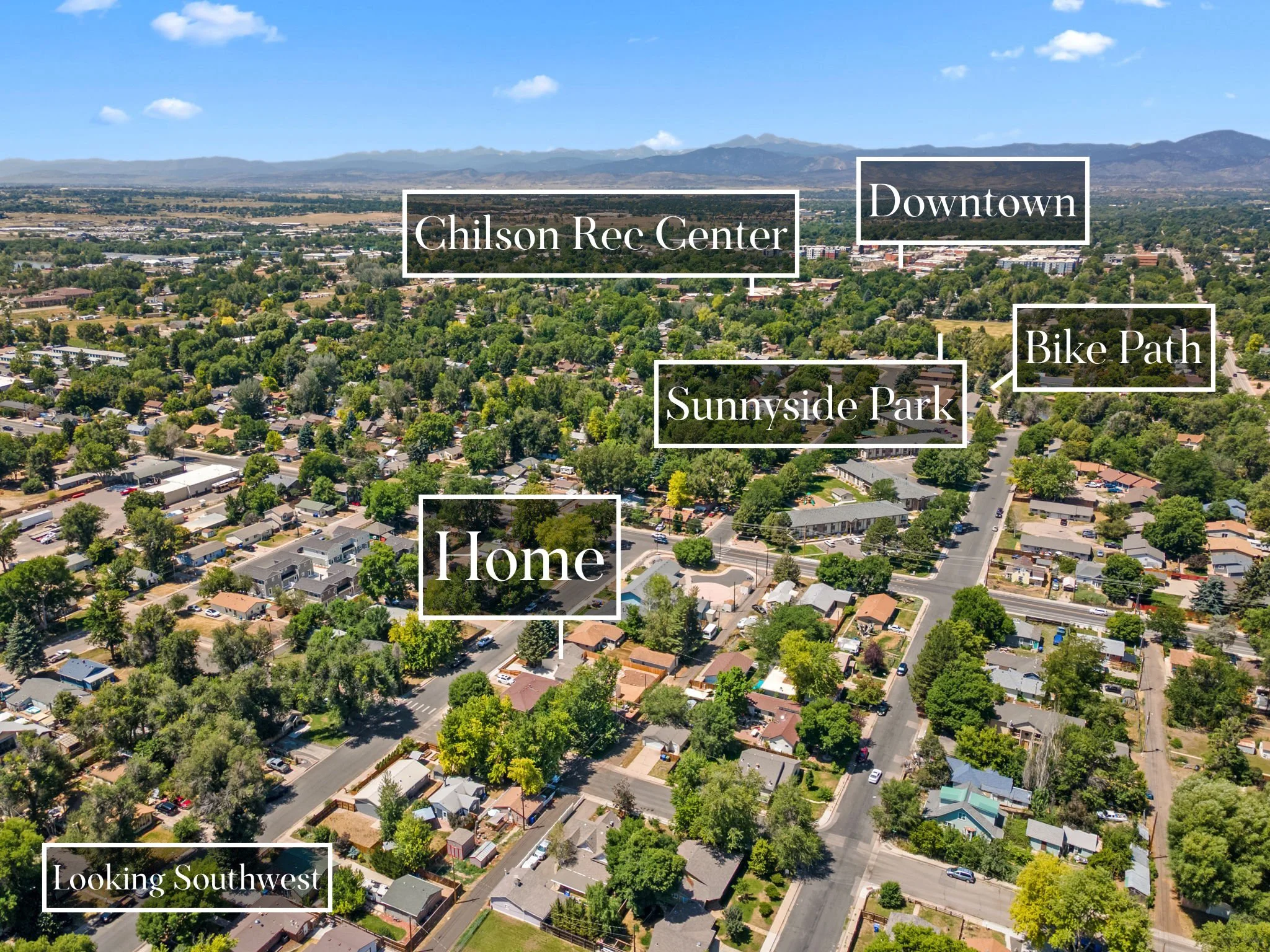 This home offers an incredible location