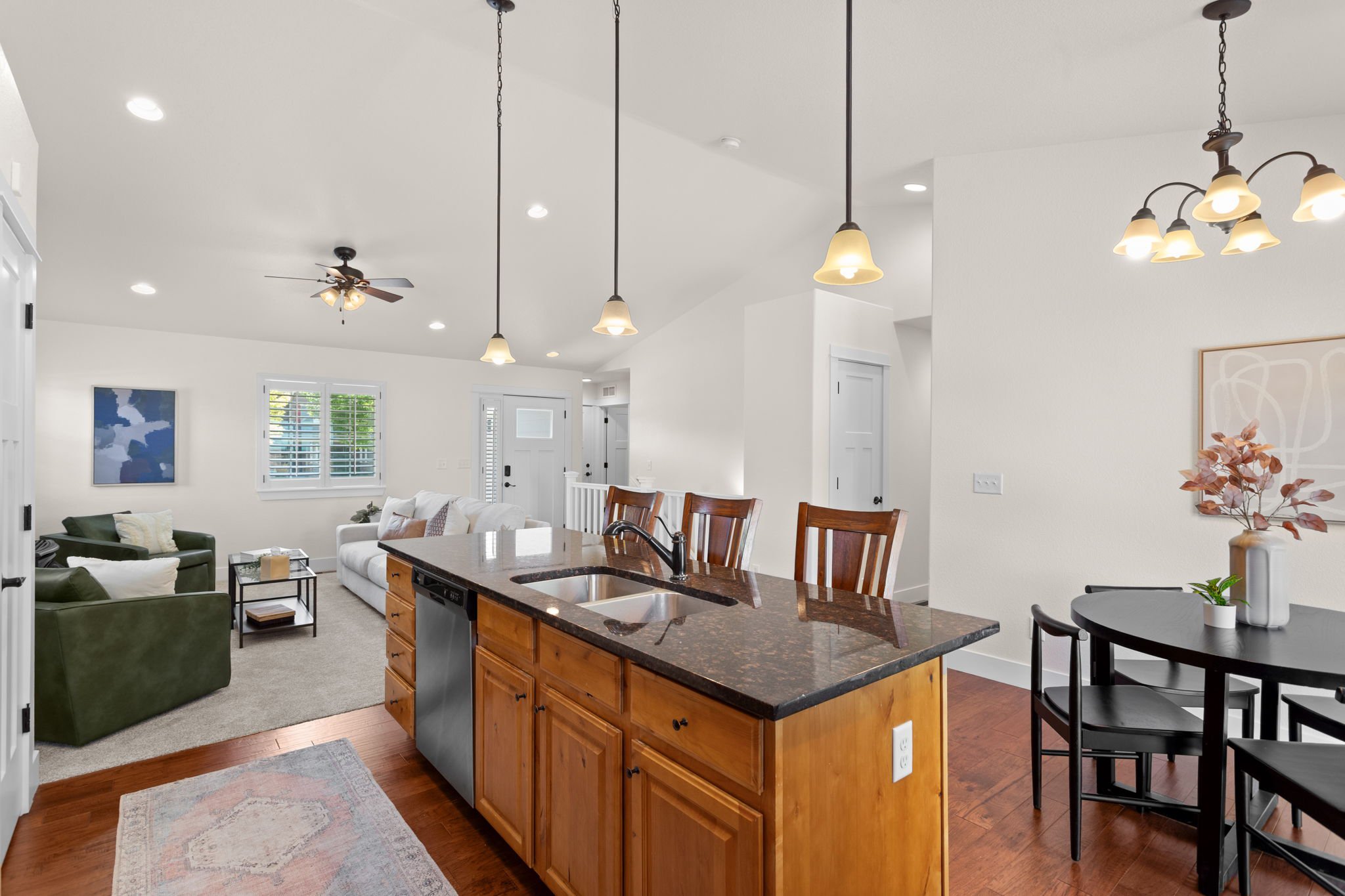 Kitchen Island With Extra Counter & Cabinet Space