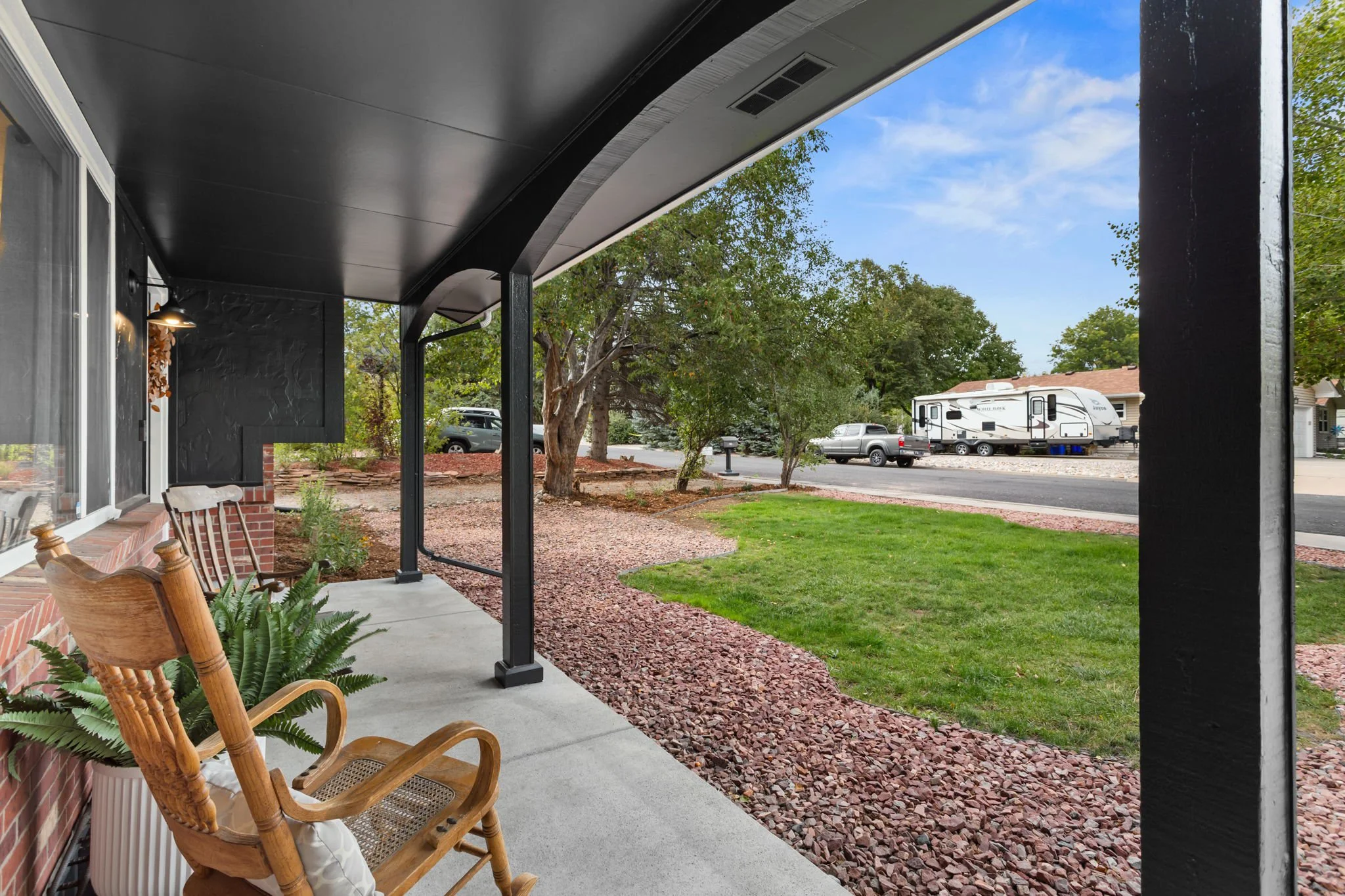 Relax on the Covered Front Porch