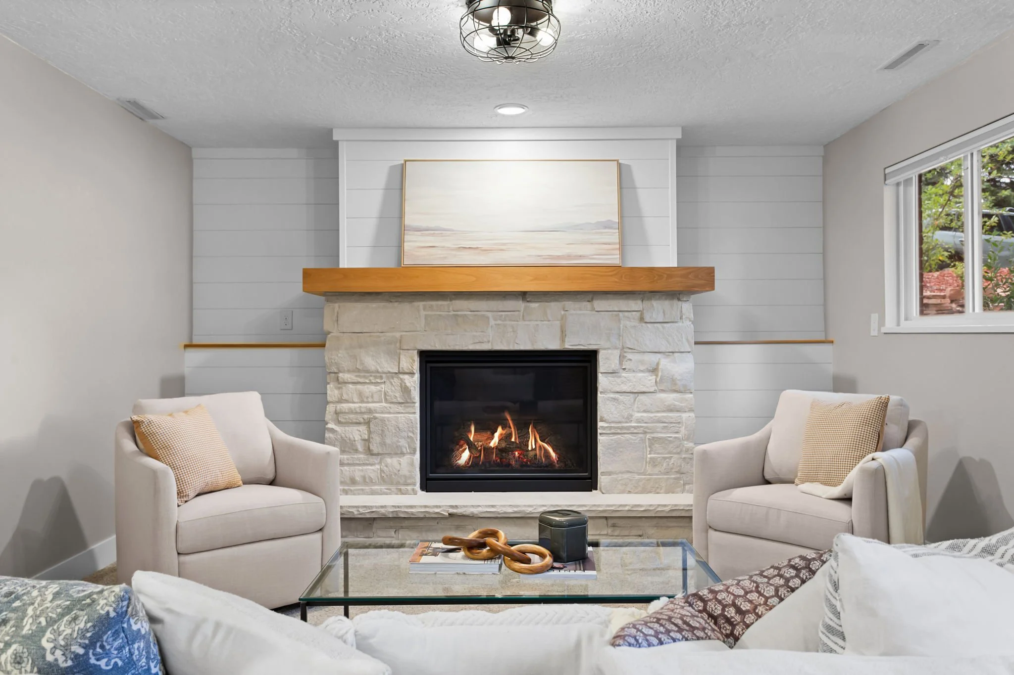 Updated Gas Fireplace