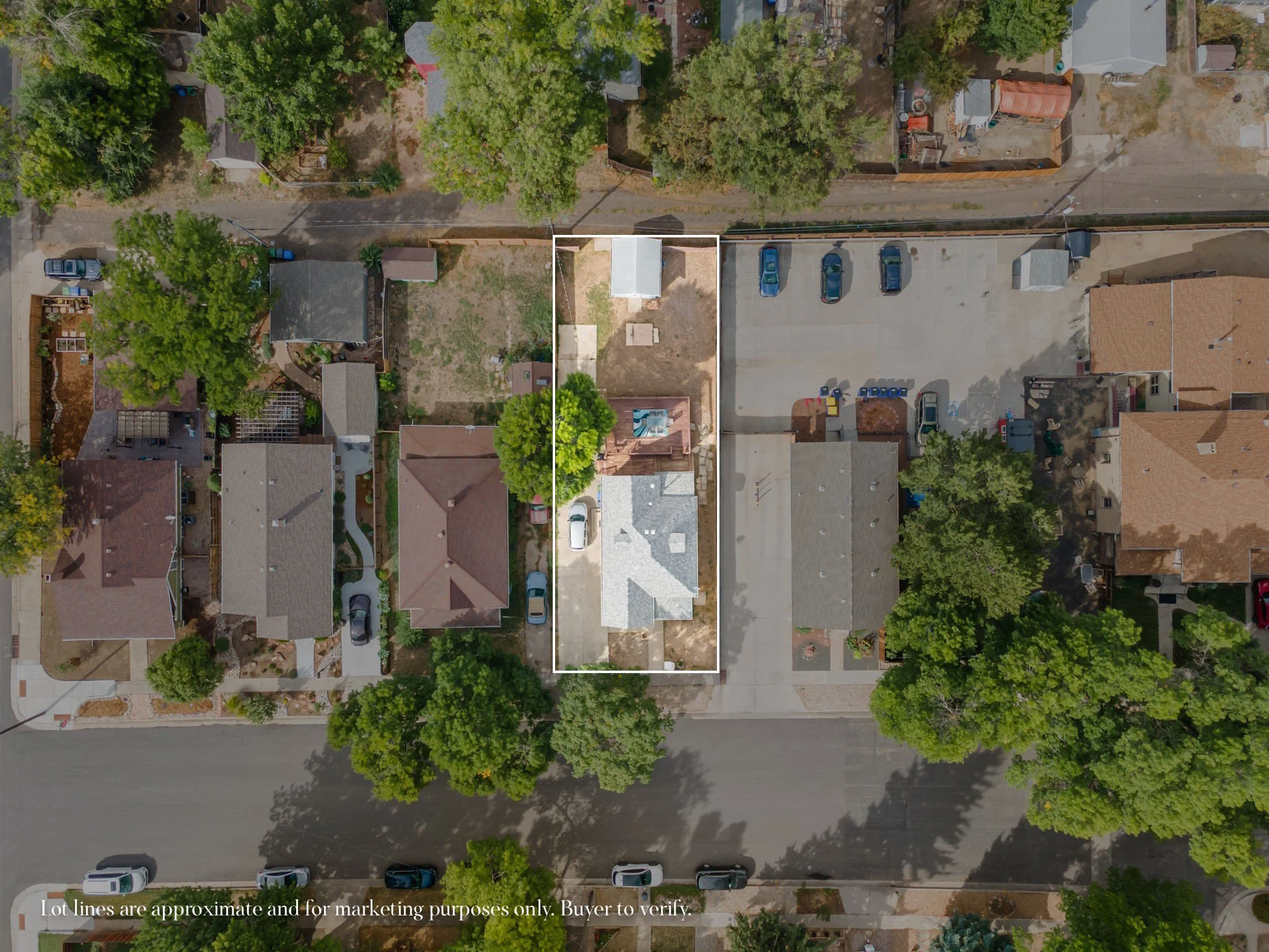 6,178 SF Lot with Alley Access
