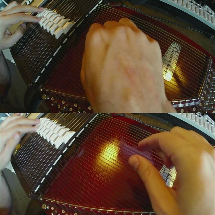 I inherited this amazing Auto-Harp from my wife's late grandpa. He was a very unique, eccentric and talented artist. I have never played an Auto-Harp before and am pretty sure I'm playing it incorrectly but managed to multi-track some performances an