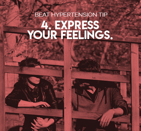 4. Express your feelings