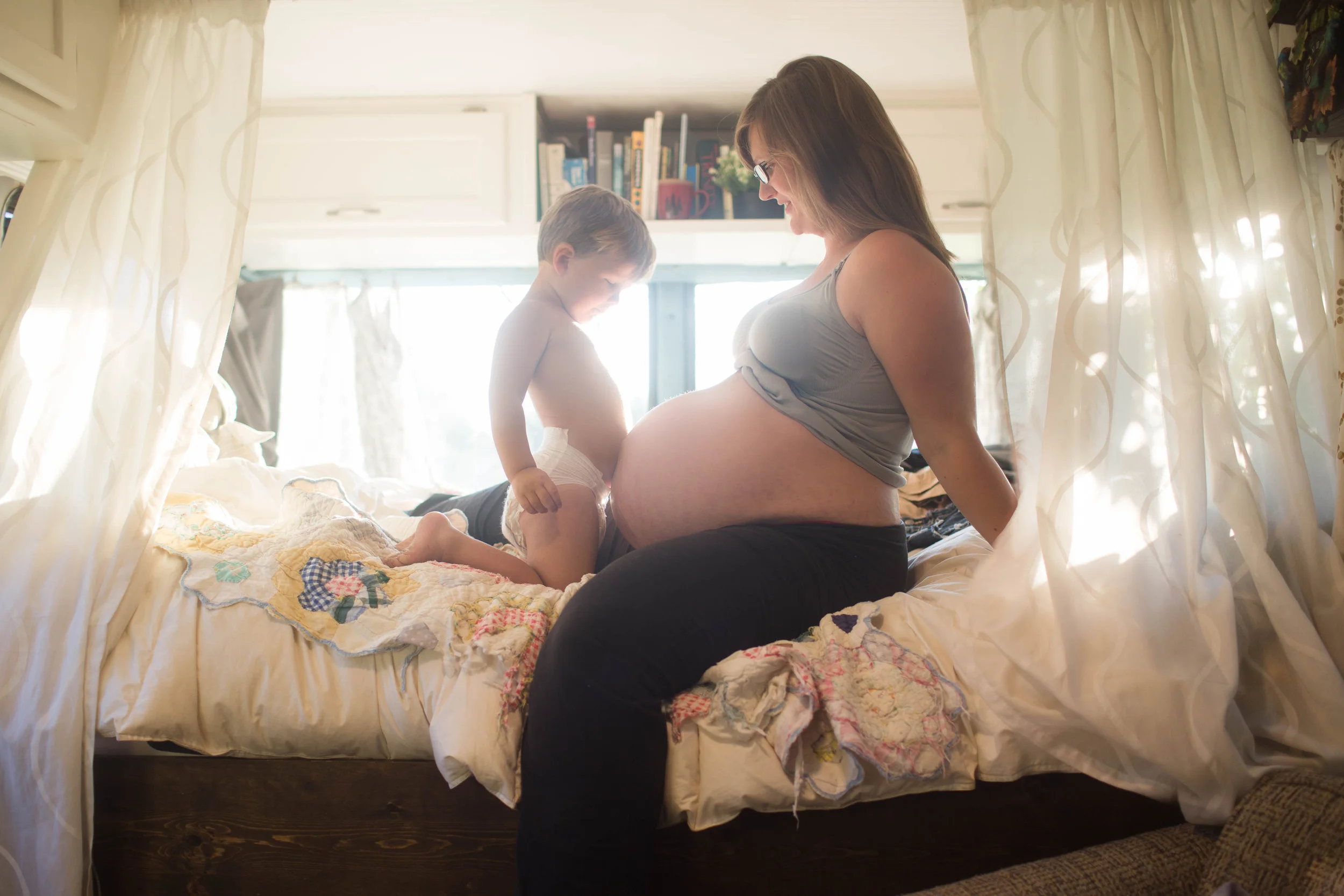 Two weeks before Felix was born 