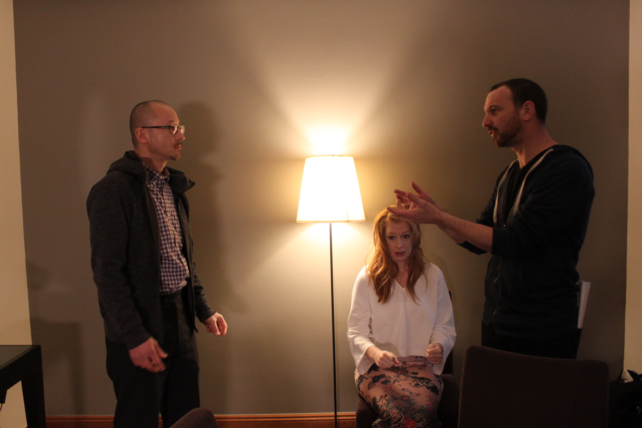 My Little Life Cast Akira Bradley & Amy Elizabeth Price with Director David Willing