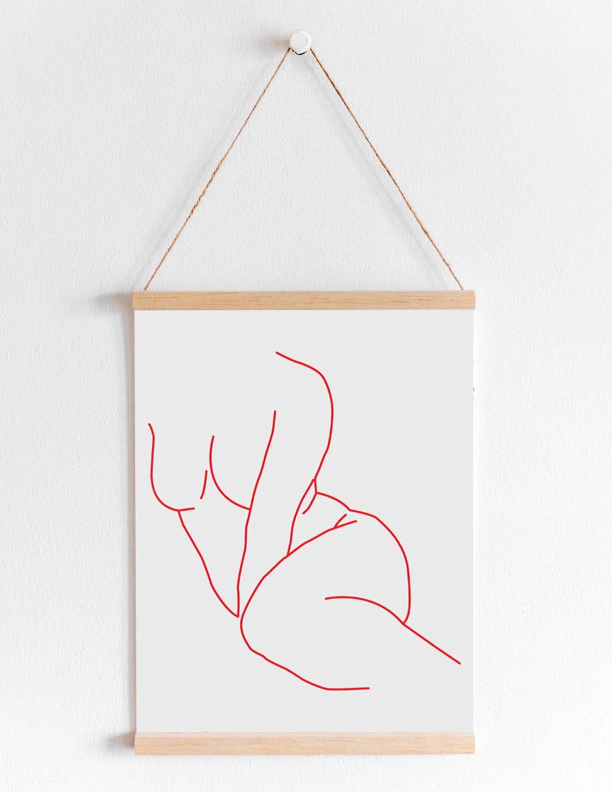 Curvy red - wooden wall hang.jpg