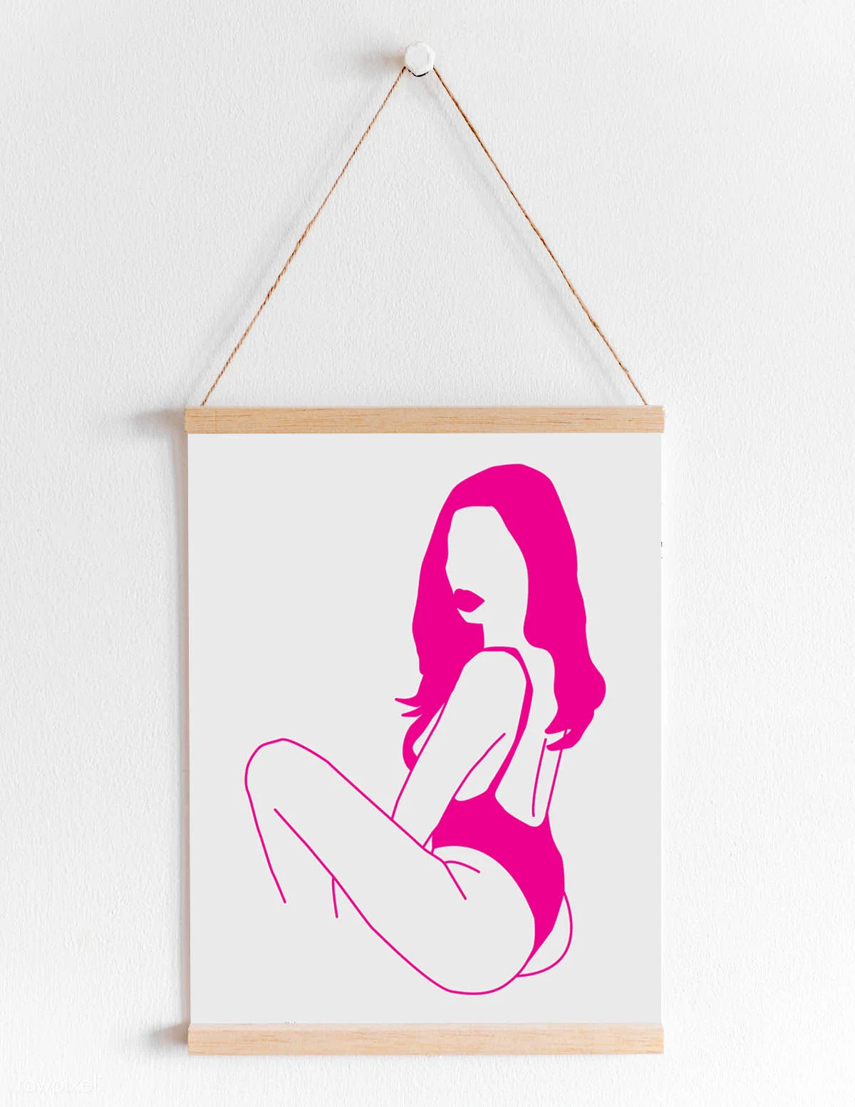 Swimsuit 2 pnk - wooden wall hang.jpg