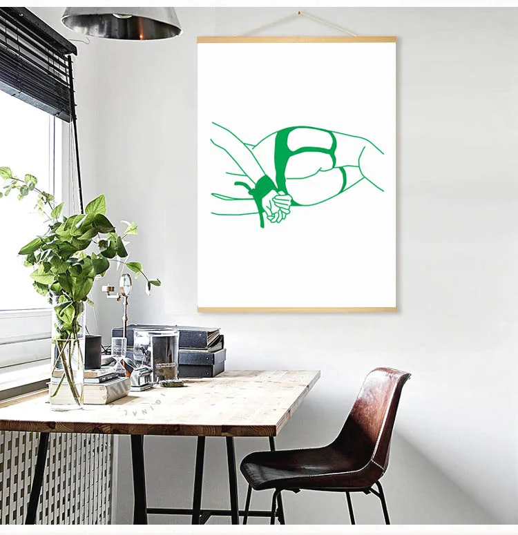 Tied up grn - big wooden wall hang.jpg