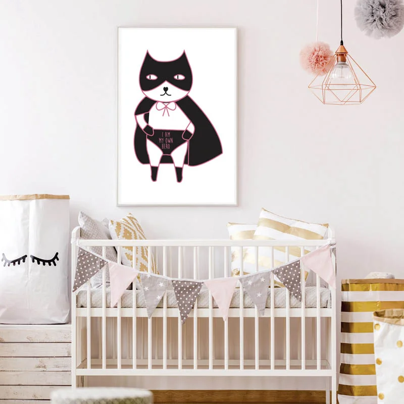 I am my own hero - black - nursery.jpg