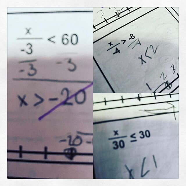 Ugh!!! Maybe it&rsquo;s just me, but I can not get the kids to understand that fractions are just division problems. Daily reviews. Anchor charts. Lessons on equations &amp; inequalities. Extra practice for some during intervention.  And yet here we 