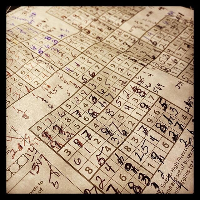 Completed a Sudoku &ldquo;high-fives&rdquo; from the Sunday paper. So I got that going for me. #quarantine #mathteacher #mathteachersofinstagram #middleschoolteacher #sudoku