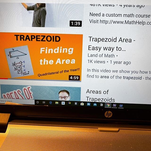 Just a fun silly little milestone:My Trapezoid video hit 1,000 views. Kinda neat seeing a 1k on the screen (only 480,000 views behind the video above this). Thanks to any teacher that forced there students to watch this. #math #trapezoid #areaoftrape