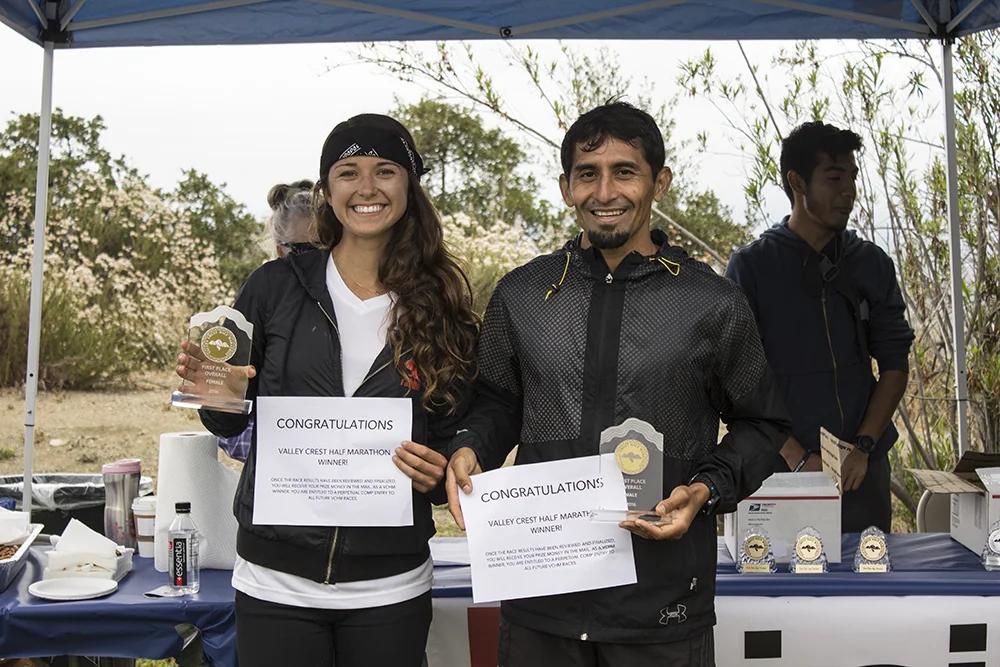 Valley Crest Half Marathon-1st female