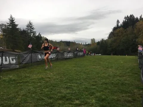  Me coming into the last stretch, I could see the finish line and I was hungry!
