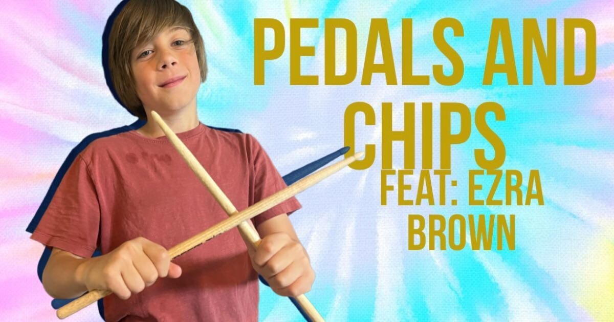 New Episode of Pedals and Chips up and I have the one and only Ezra Brown as my guest! He brings his favorite chips and demos his drum skills&mdash;what a great time! 
It&rsquo;s on the place that rhymes with ShoeRube (trying an experiment here since